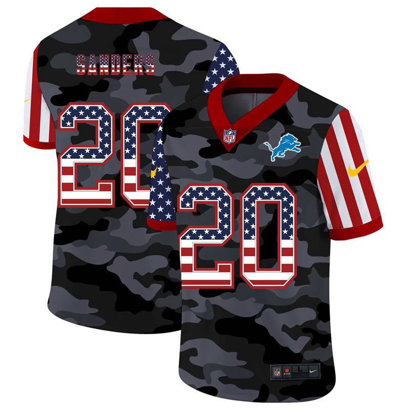 Nike Detroit Lions 20 Sanders 2020 USA Camo Salute to Service Limited Jersey zhua,We sell and wholesale Nike Detroit Lions 20 Sanders 2020 USA Camo Salute to Service Limited Jersey zhua on line form chian!